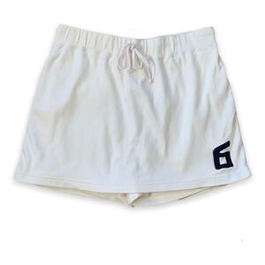 Venezia Jeans Skirt Skort White Mini Sport Athletic Tennis Prep Golf Plus 14/16